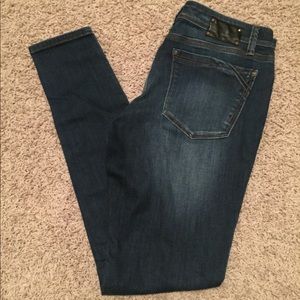 Buckle Black Skinny Jeans Dark Wash Fit No. 53